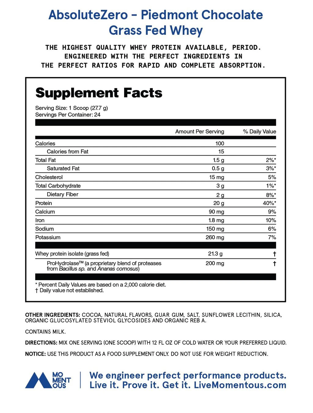 Essential Grass Fed Whey Informed Sport